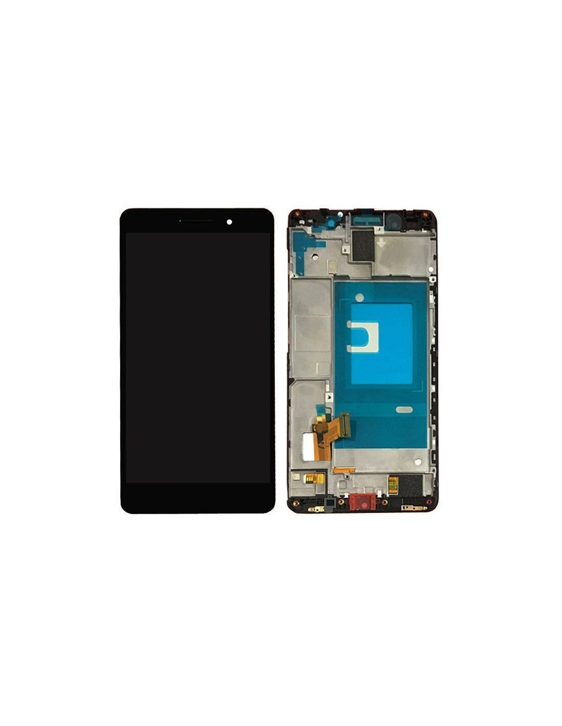 VR Parts | Ecrã Completo com aro cor preta para Huawei Honor 7