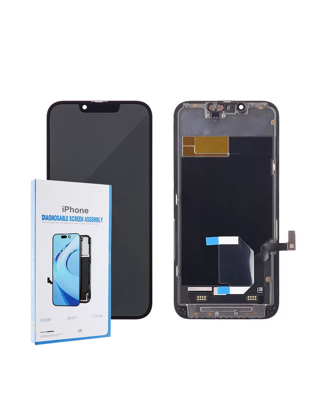 VR Parts | Ecrã Completo Diagnóstico OLED FHD para iPhone 13