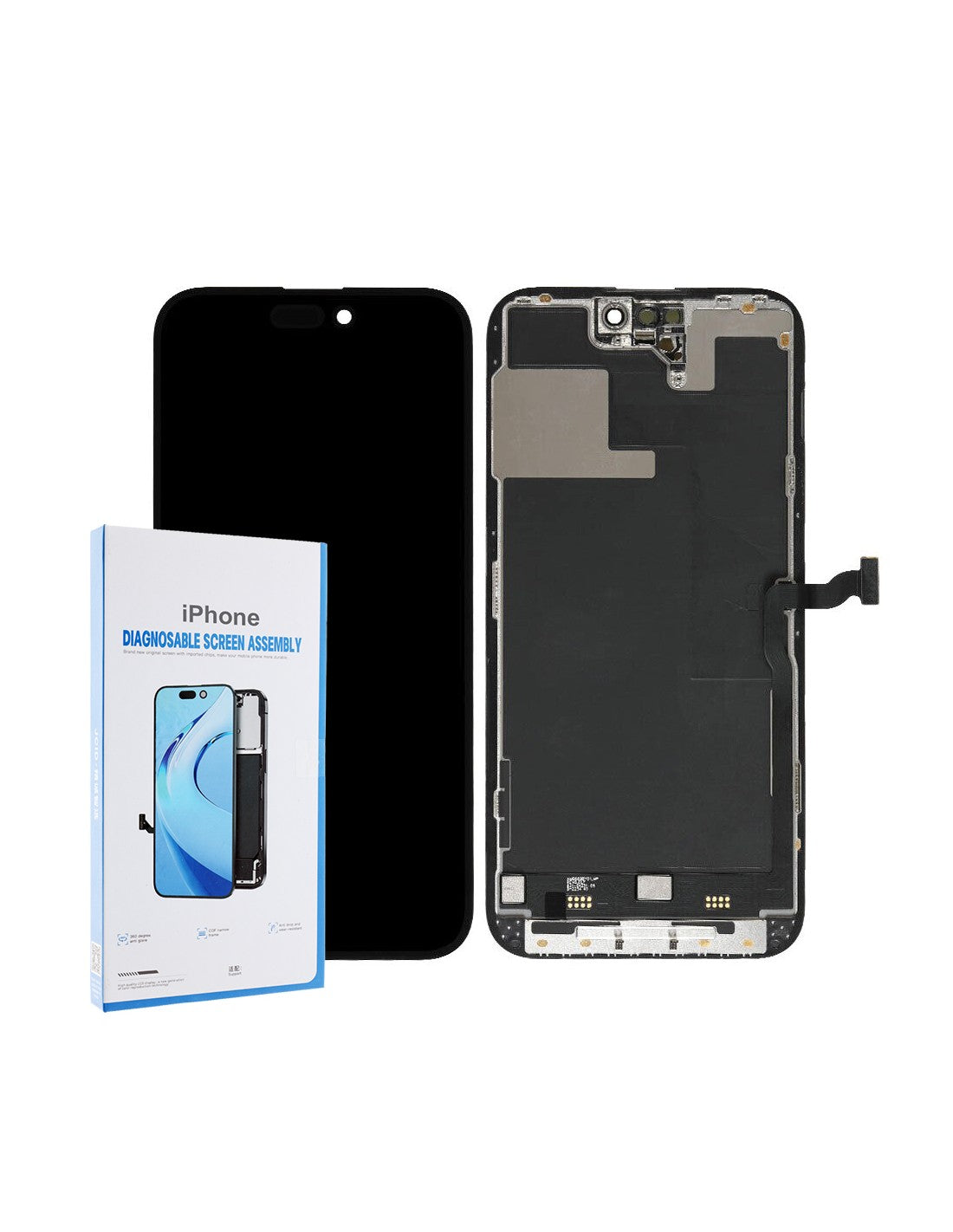 VR Parts | Ecrã Completo Diagnóstico OLED FHD para iPhone 14 Pro Max