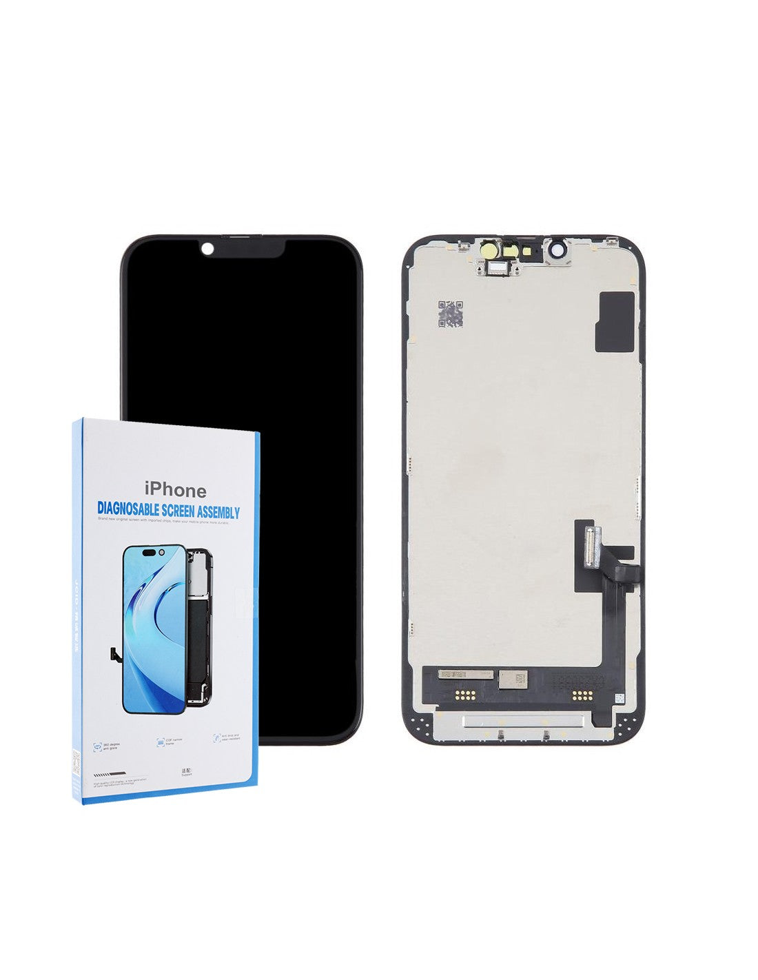 VR Parts | Ecrã Completo Diagnóstico OLED FHD para iPhone 14