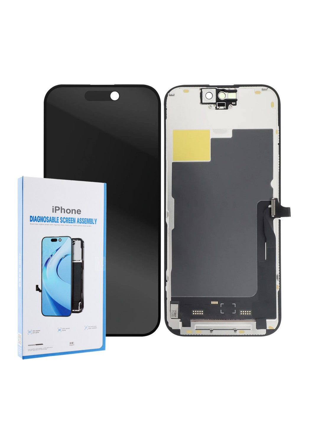 VR Parts | Ecrã Completo Diagnóstico Qualidade OLED para iPhone 15 Pro