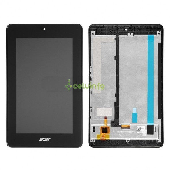 VR Parts | Ecrã LCD e Tátil cor preta para Acer One 7 B1-730