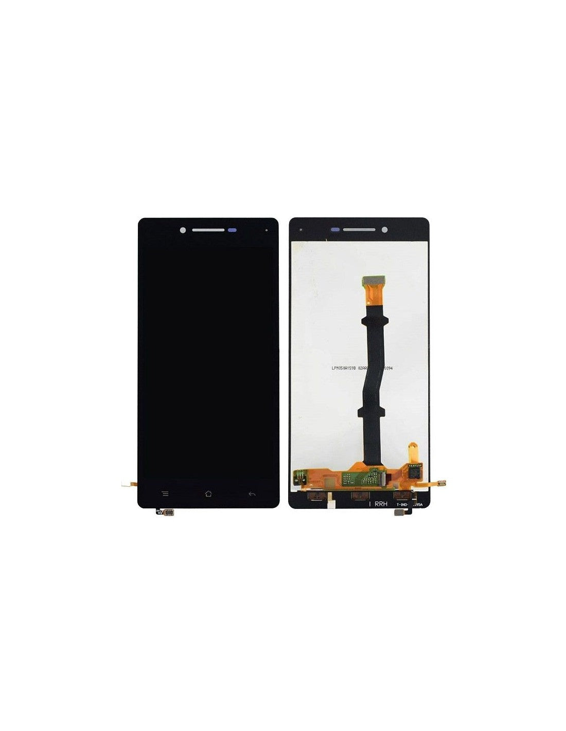 VR Parts | Ecrã LCD e Tátil cor preta Oppo R8207