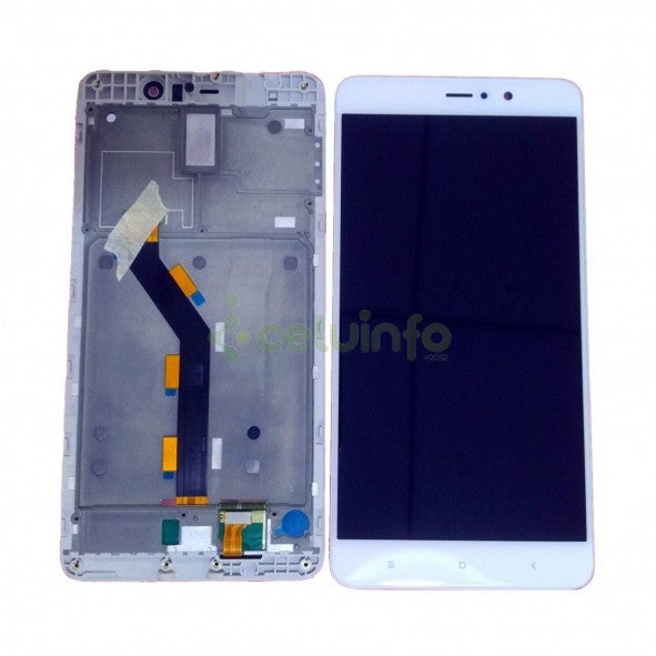 VR Parts | Ecrã Completo com aro cor branca para Xiaomi Mi5s Plus