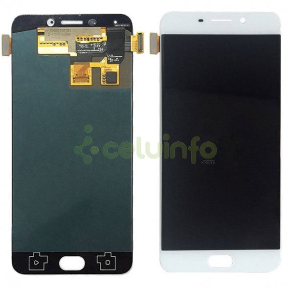 Ecrã LCD e Tátil cor branca para Oppo R9 Plus