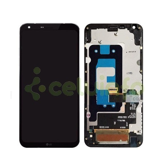 VR Parts | Ecrã Completo LCD e Tátil cor Platinum com Moldura para LG Q6 M700A / Q6 PLUS M700DSN