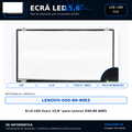 Ecrã LED fosco 15,6" para Lenovo G50-80 80E5 - VR Informática