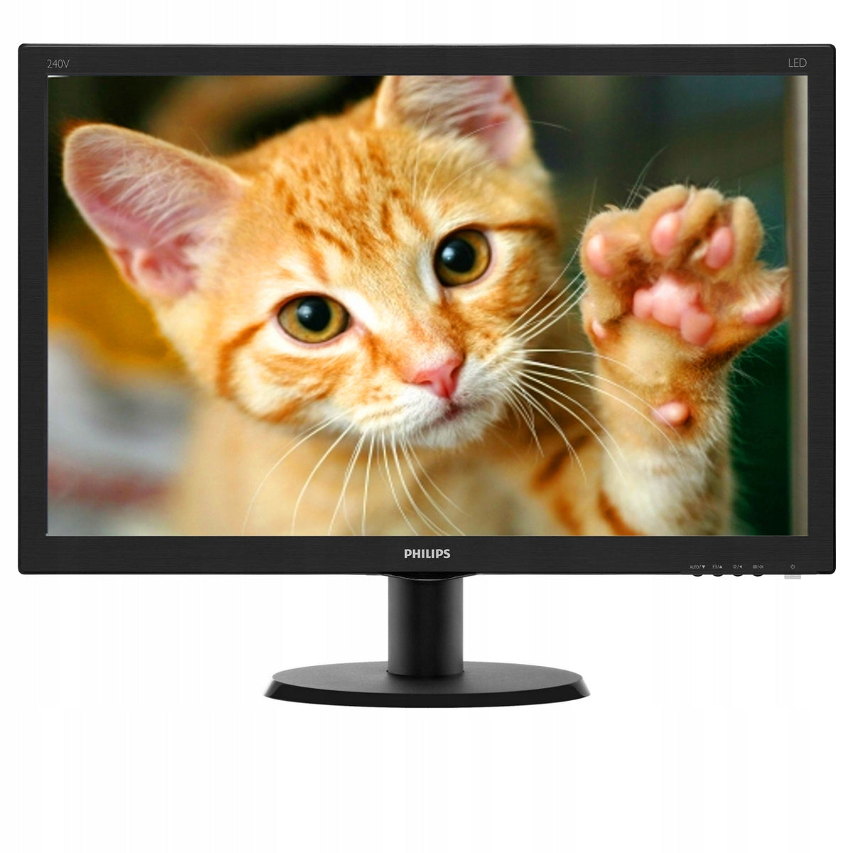 Monitor Philips 240V5Q 24 polegadas Full HD Grau B