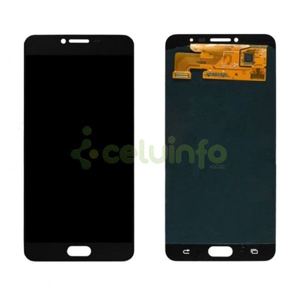 VR Parts | Ecrã Completo cor preta para Samsung Galaxy C7